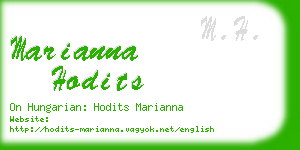 marianna hodits business card